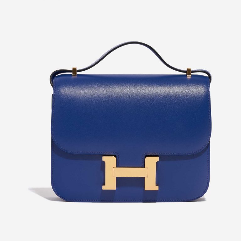 Hermès Constance 18 Tadelakt Blue Electrique
