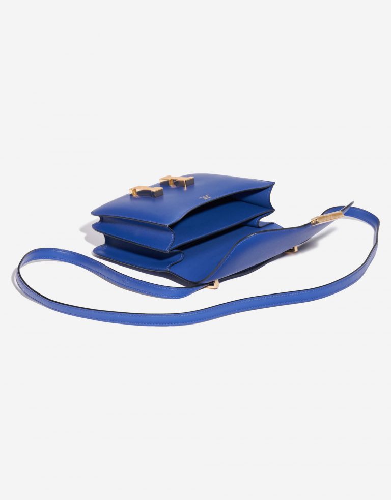 Hermès Constance 18 Tadelakt Blue Electrique