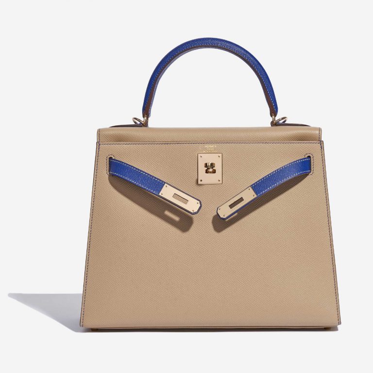 Hermès Kelly 28 HSS Epsom Trench / Blue Electrique