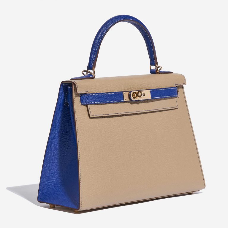 Hermès Kelly 28 HSS Epsom Trench / Blue Electrique
