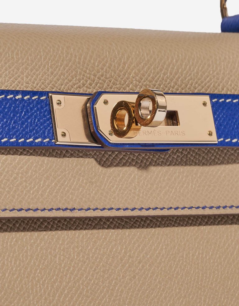 Hermès Kelly 28 HSS Epsom Trench / Blue Electrique