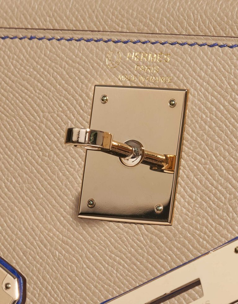 Hermès Kelly 28 HSS Epsom Trench / Blue Electrique