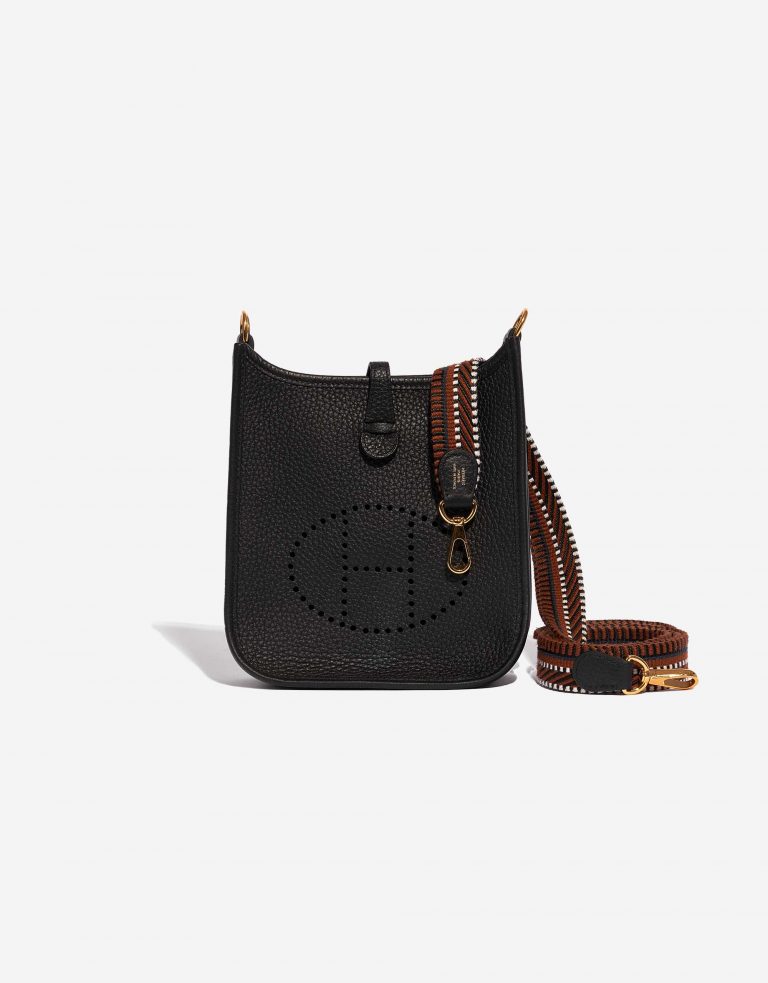 Hermès Evelyne 16 Clemence Black / Noisette