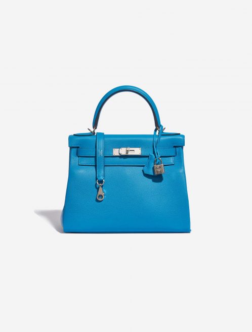 Hermès Kelly 28 Evercolor Blue Frida