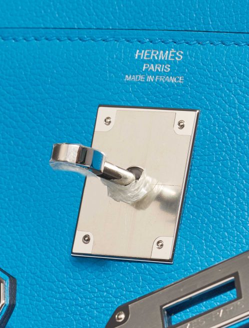 Hermès Kelly 28 Evercolor Blue Frida