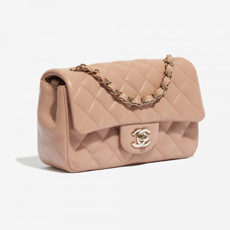 Chanel Timeless Mini Rectangular Lamb Nude