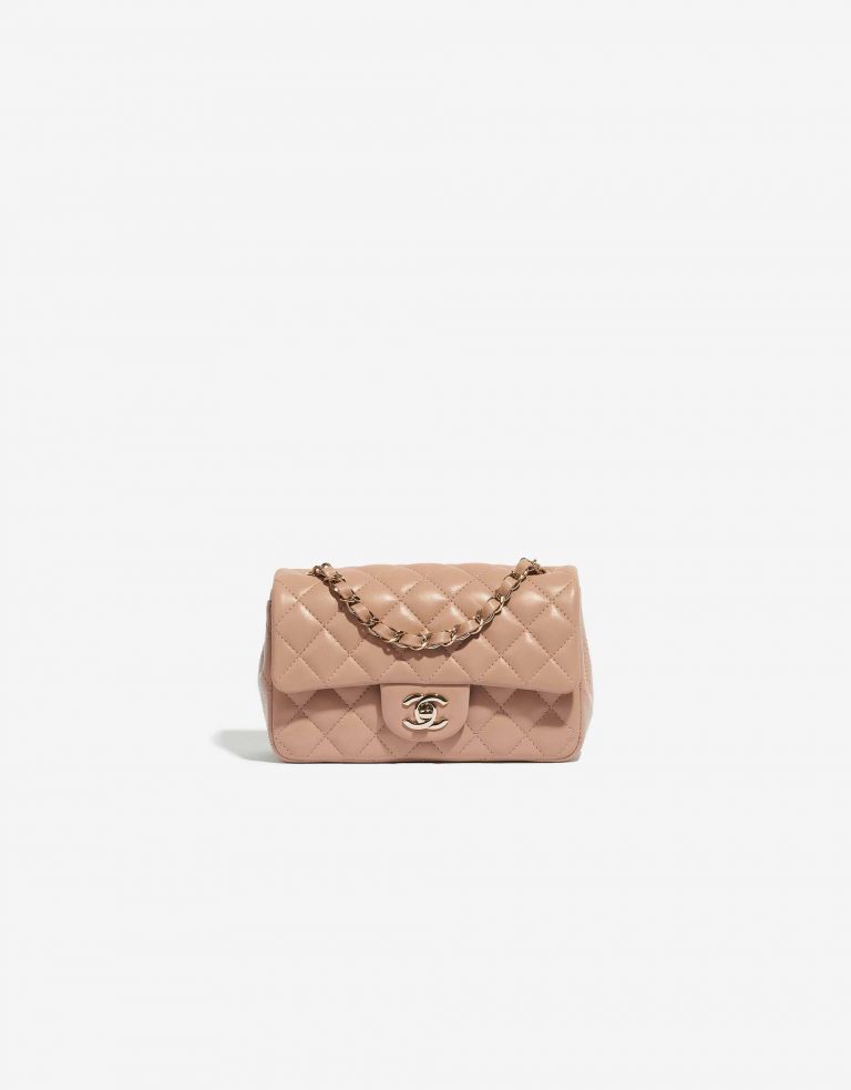 Chanel Timeless Mini Rectangular Lamb Nude