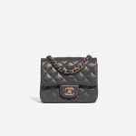 Chanel Timeless Mini Square Lamb Grey