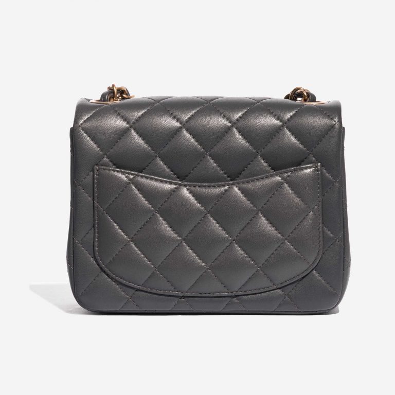 Chanel Timeless Mini Square Lamb Grey