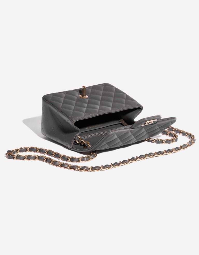 Chanel Timeless Mini Square Lamb Grey