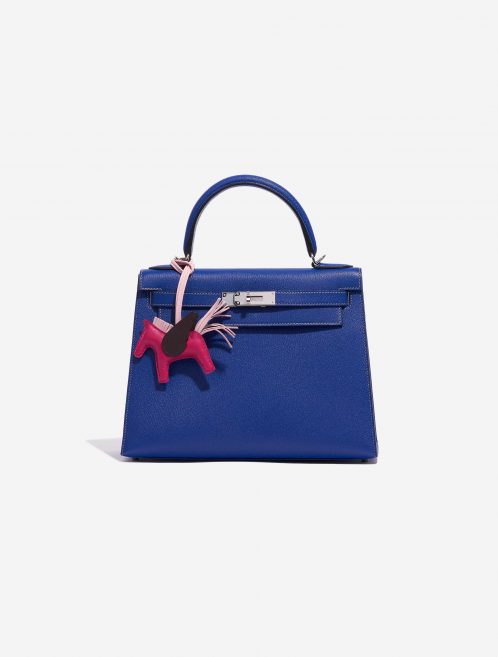 Hermès Rodeo Pegasus Swift Rose Sakura / Framboise / Chocolate