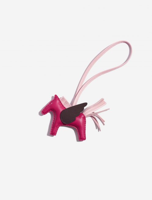 Hermès Rodeo Pegasus Swift Rose Sakura / Framboise / Chocolate