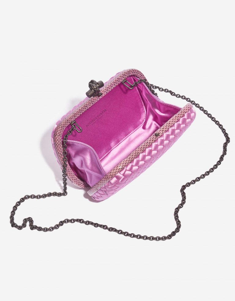 Bottega Veneta Knot Chain Silk / Watersnake Lilac