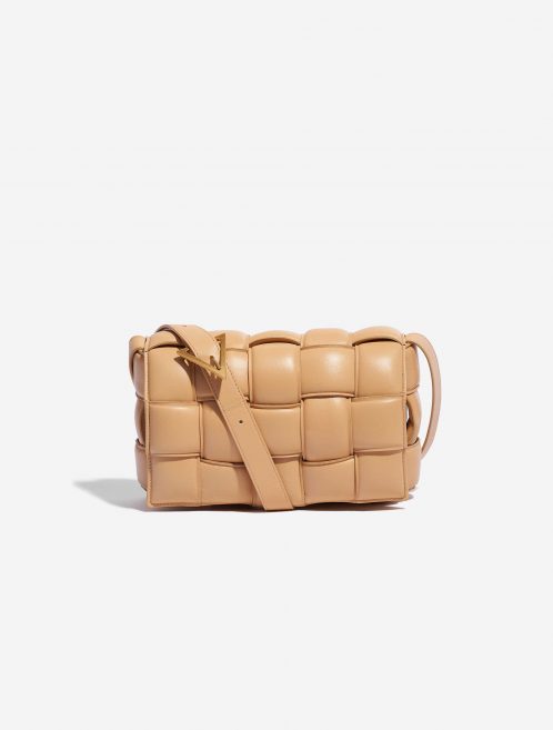 Pre-owned Bottega Veneta bag Cassette Lamb Nude Beige Front | Sell your designer bag on Saclab.com