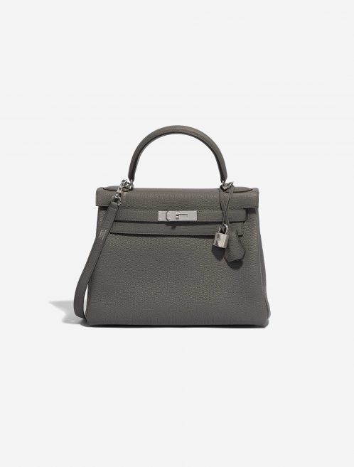 Hermes Kelly 28 Togo Gris Étain