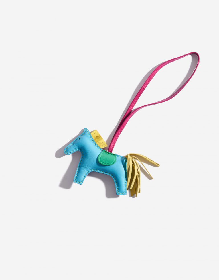 Hermès Rodeo PM Lamb Multicolour Bleu Electrique / Lagoon