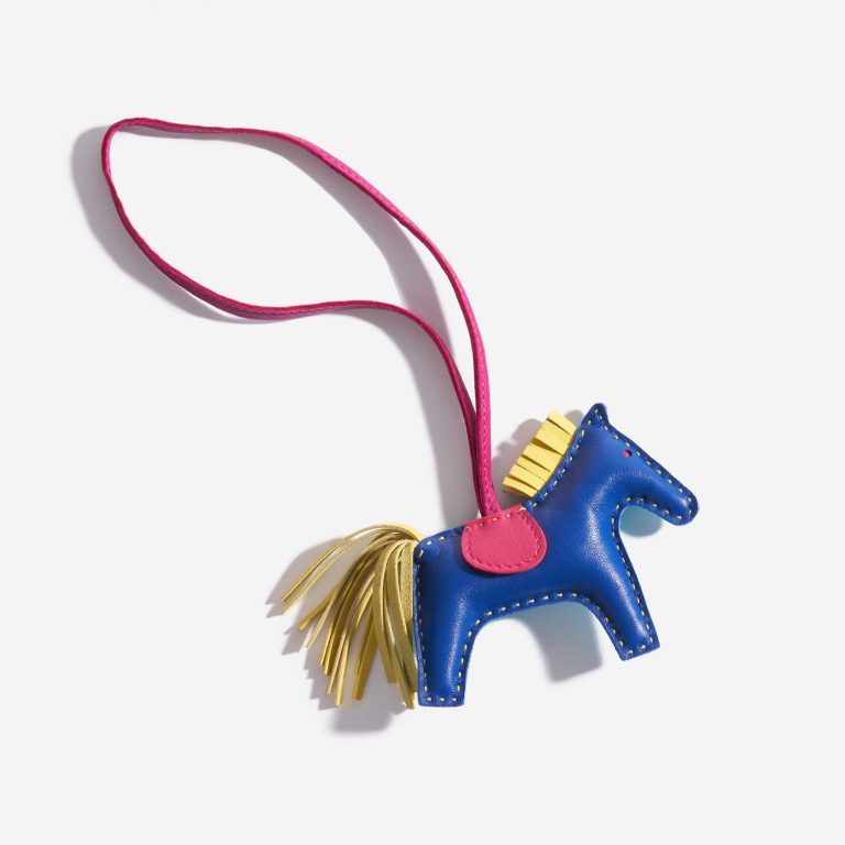 Hermès Rodeo PM Lamb Multicolour Bleu Electrique / Lagoon