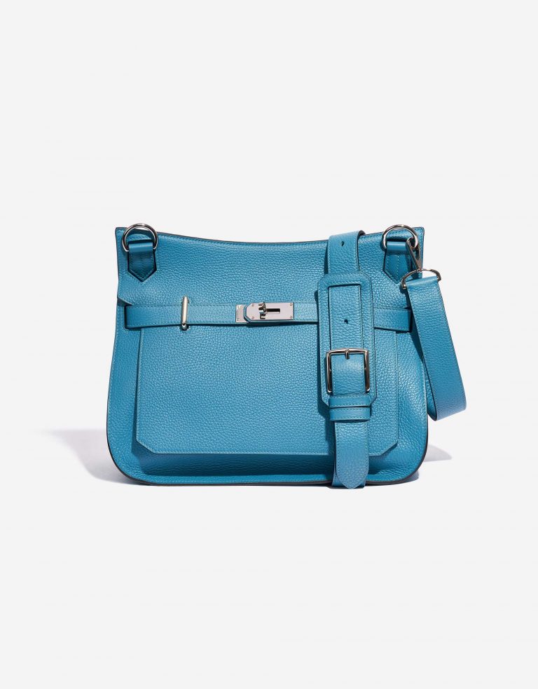 Hermès Jypsiere 34 Taurillon Clemence Turquoise