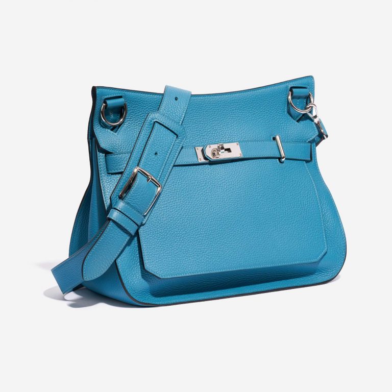 Hermès Jypsiere 34 Taurillon Clemence Turquoise