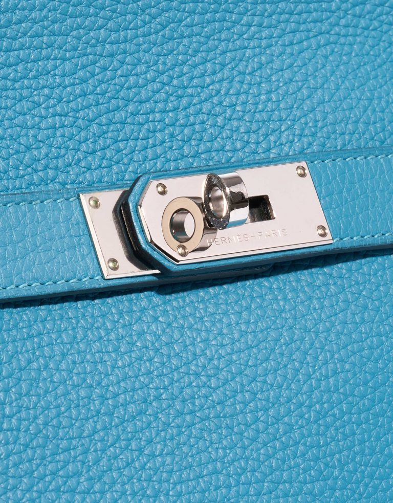 Hermès Jypsiere 34 Taurillon Clemence Turquoise