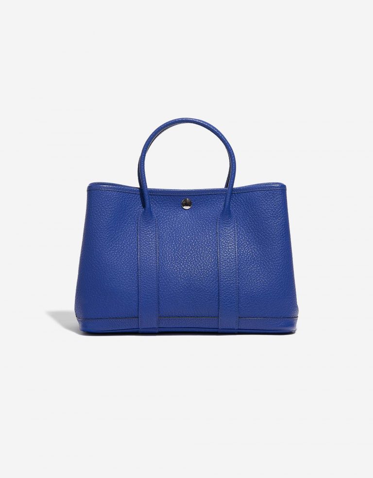 Hermès Garden Party 30 Clemence Blue Electrique