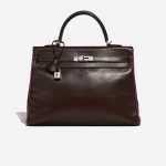 Hermès Kelly 35 Box Chocolate / Cyclamen