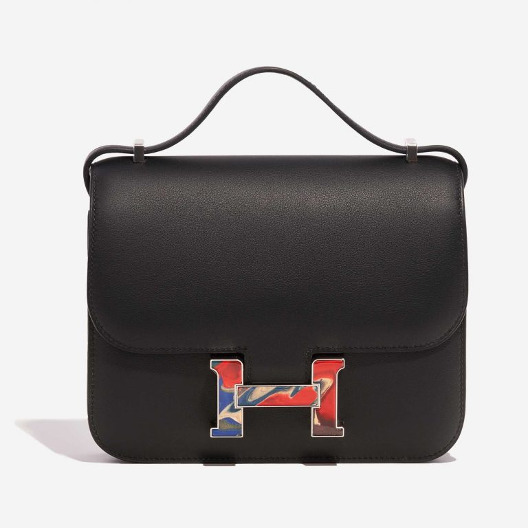Hermès Constance 18 Swift Black / Marble