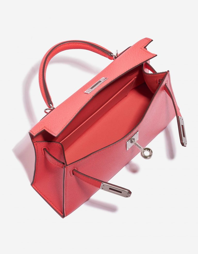 Pre-owned Hermès bag Kelly Mini Epsom Rose Texas Rose Inside | Sell your designer bag on Saclab.com