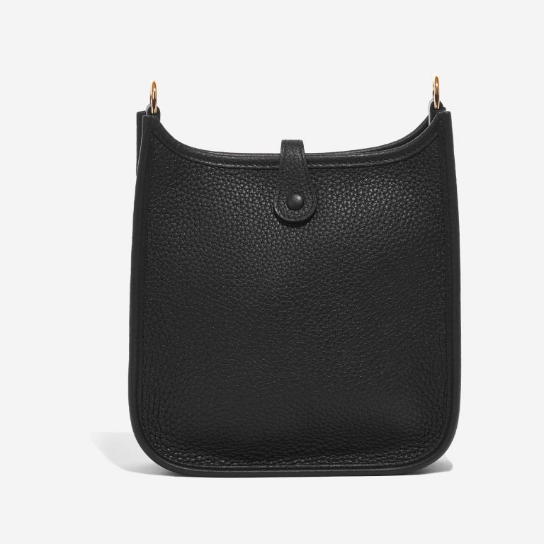 Pre-owned Hermès bag Evelyne 16 Taurillon Clemence Black Black Back | Sell your designer bag on Saclab.com