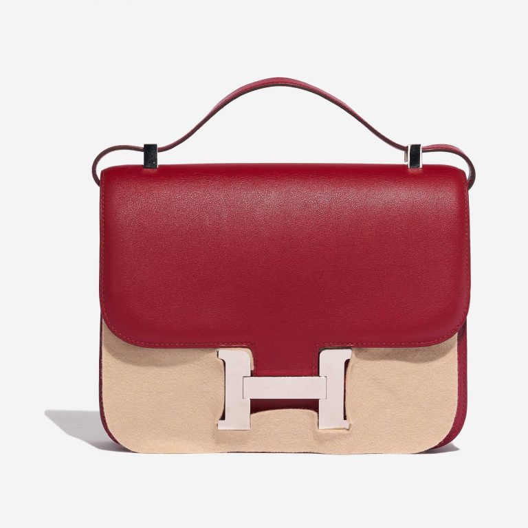 Pre-owned Hermès bag Constance 24 Swift Rubis Red | Sell your designer bag on Saclab.com