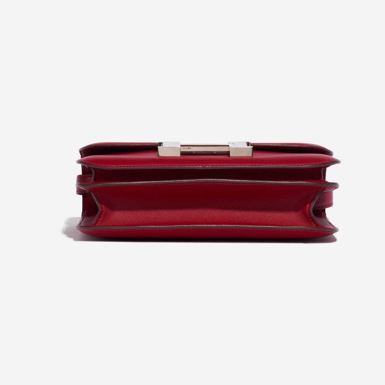 Pre-owned Hermès bag Constance 24 Swift Rubis Red Bottom | Sell your designer bag on Saclab.com