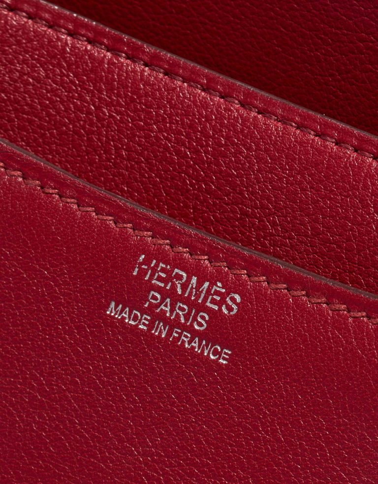 Pre-owned Hermès bag Constance 24 Swift Rubis Red Logo | Sell your designer bag on Saclab.com