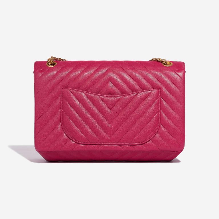 Pre-owned Chanel bag 2.55 Reissue 226 Calf Pink / Blue Pink Back | Sell your designer bag on Saclab.com