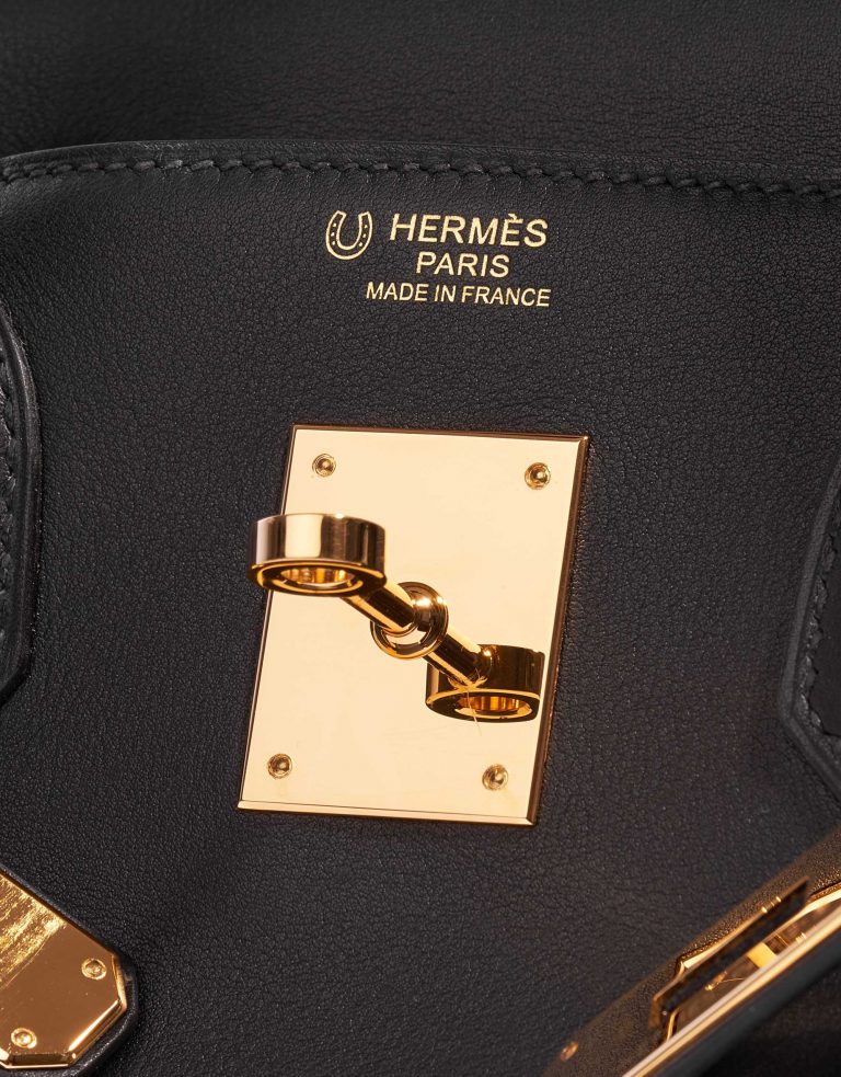 Pre-owned Hermès bag Birkin 30 HSS Swift Black / Magnolia Black, Pink, Violet Logo | Sell your designer bag on Saclab.com