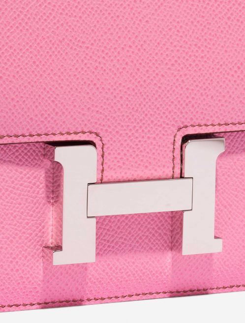 Pre-owned Hermès bag Constance 18 Epsom 5P Bubblegum Pink Closing System | Sell your designer bag on Saclab.com
