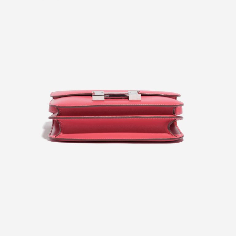 Pre-owned Hermès bag Constance 18 Tadelakt Rose Lipstick Pink Bottom | Sell your designer bag on Saclab.com