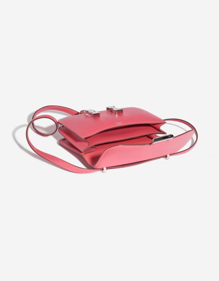 Pre-owned Hermès bag Constance 18 Tadelakt Rose Lipstick Pink Inside | Sell your designer bag on Saclab.com
