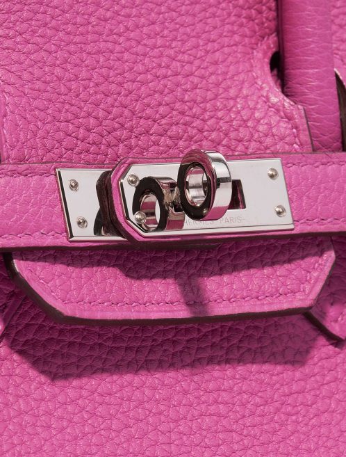 Pre-owned Hermès bag Birkin 25 Togo Magnolia Pink, Violet Closing System | Sell your designer bag on Saclab.com