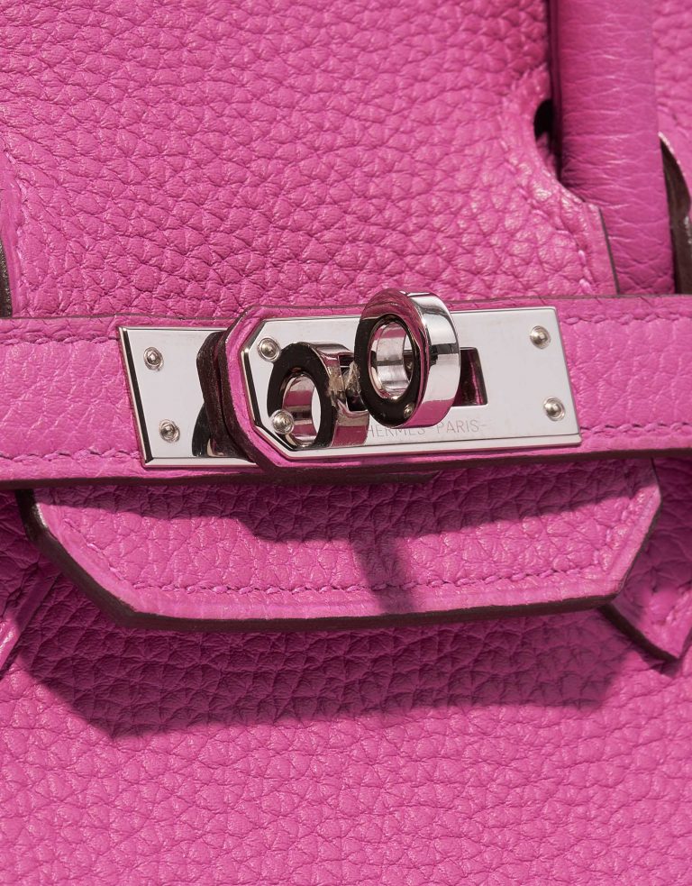 Pre-owned Hermès bag Birkin 25 Togo Magnolia Pink, Violet Closing System | Sell your designer bag on Saclab.com