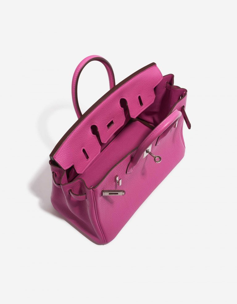 Pre-owned Hermès bag Birkin 25 Togo Magnolia Pink, Violet Inside | Sell your designer bag on Saclab.com