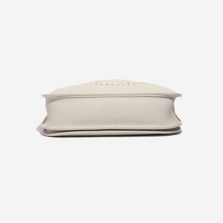 Pre-owned Hermès bag Evelyne 29 Clemence Beton Grey Bottom | Sell your designer bag on Saclab.com