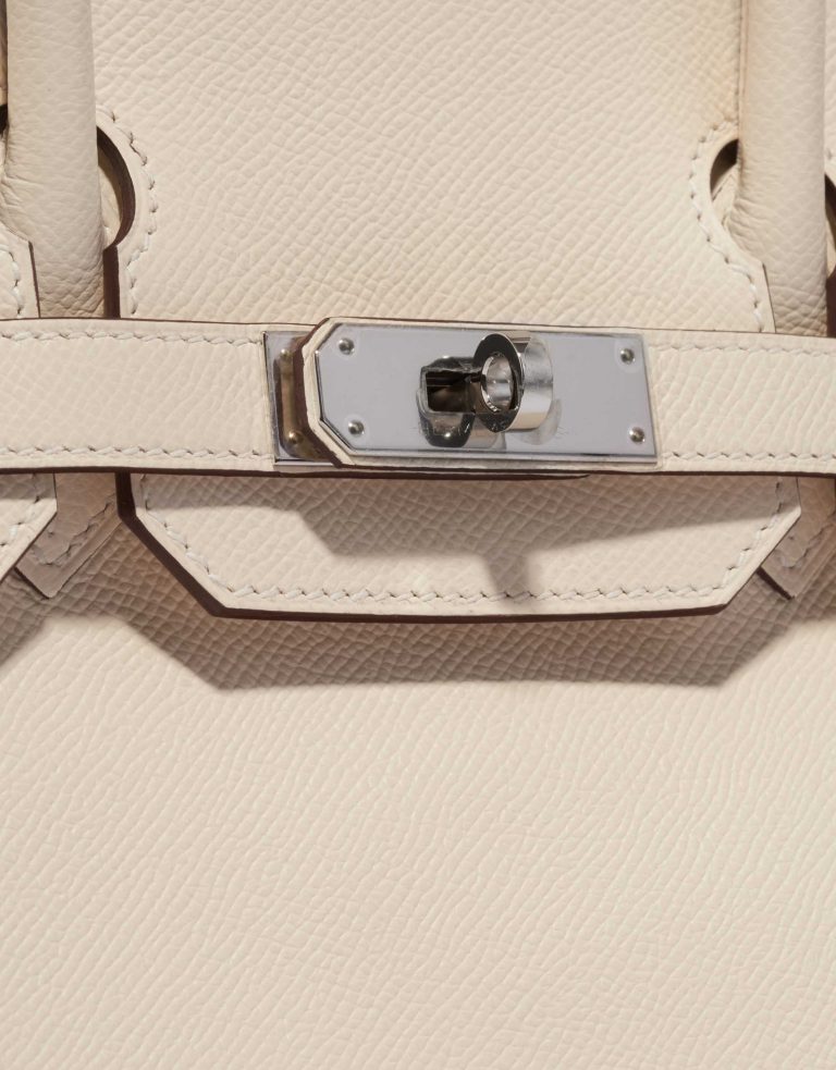 Pre-owned Hermès bag Hermes Birkin 30 Epsom Nata Beige, White Closing System | Sell your designer bag on Saclab.com