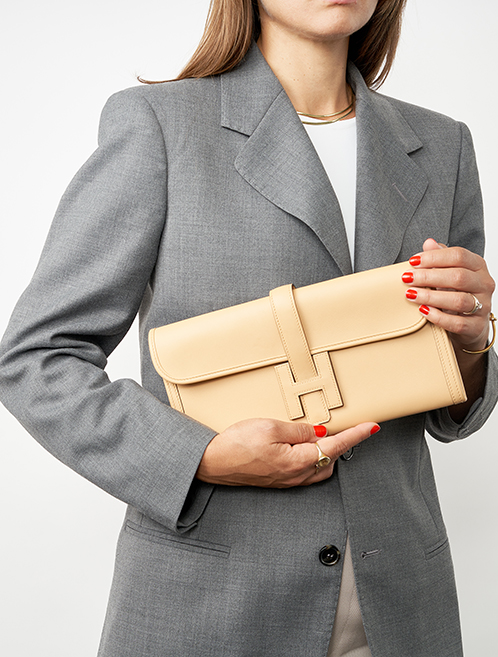 Pre-owned Hermès Jige Clutch | SACLÀB