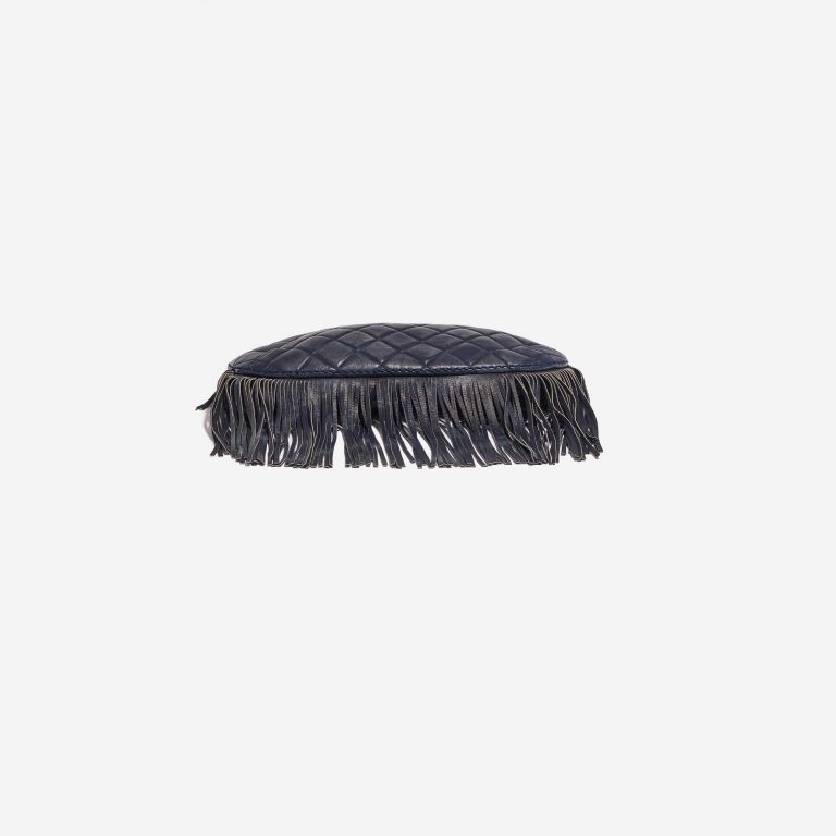 Pre-owned Chanel bag Shopping Tote Lamb Dark Blue Blue Bottom | Sell your designer bag on Saclab.com