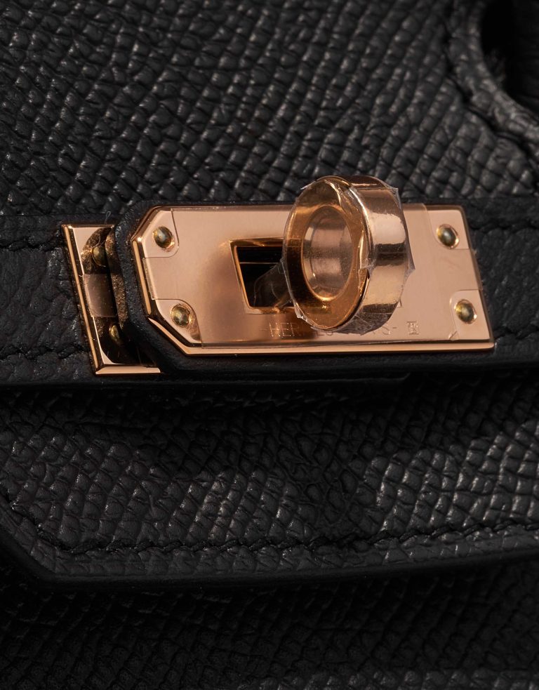 Pre-owned Hermès bag Birkin 25 HSS Epsom Black / Jaune Ambre Black Closing System | Sell your designer bag on Saclab.com