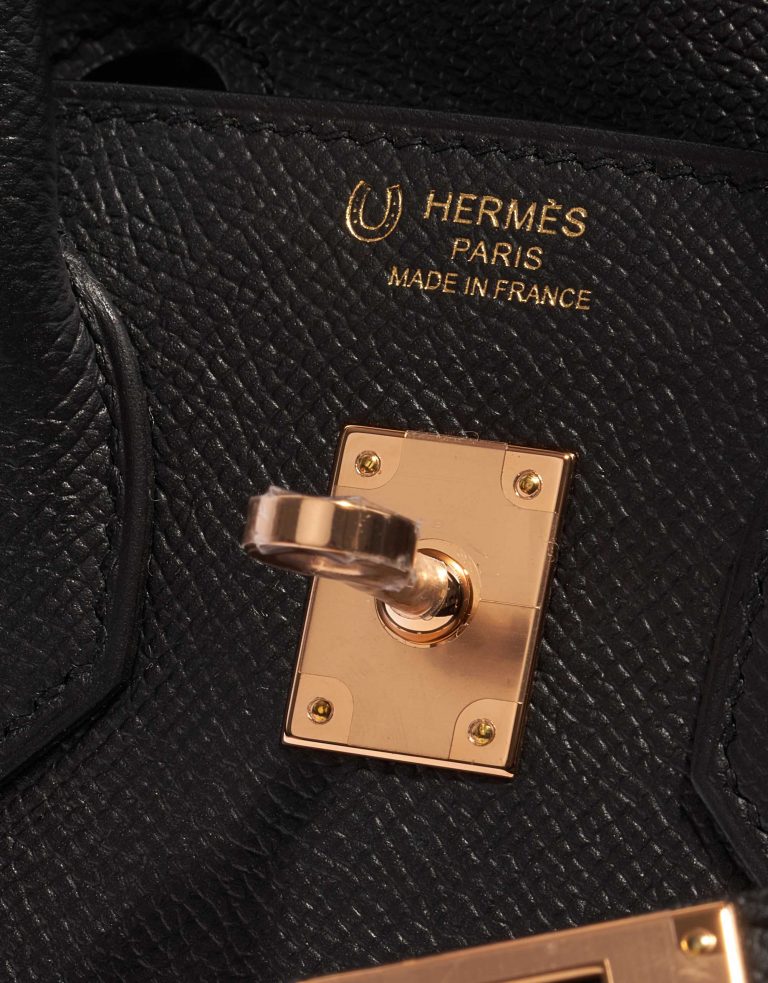 Pre-owned Hermès bag Birkin 25 HSS Epsom Black / Jaune Ambre Black Logo | Sell your designer bag on Saclab.com