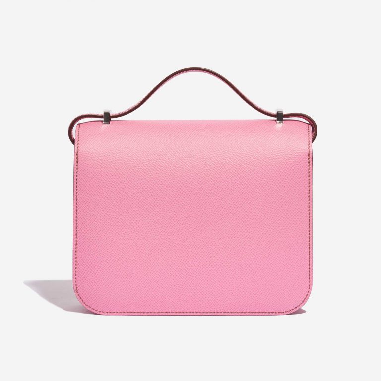 Pre-owned Hermès bag Constance 18 Epsom 5P Bubblegum Pink Back | Sell your designer bag on Saclab.com