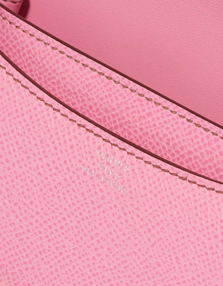 Pre-owned Hermès bag Constance 18 Epsom 5P Bubblegum Pink Logo | Sell your designer bag on Saclab.com