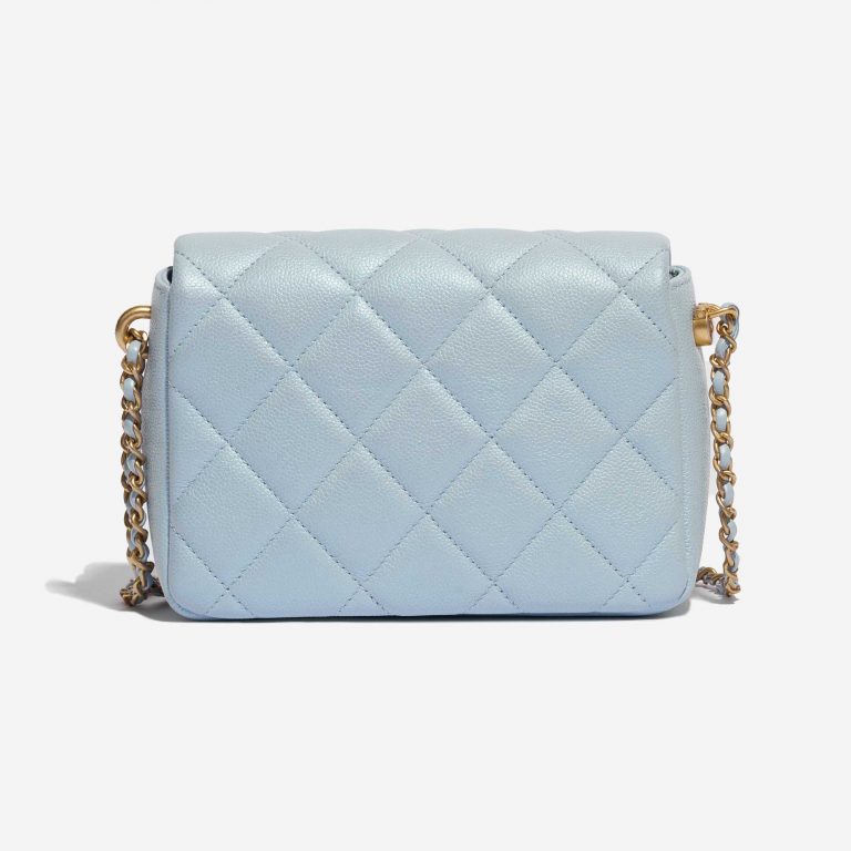 Pre-owned Chanel bag Timeless 21K Caviar Blue Blue Back | Sell your designer bag on Saclab.com