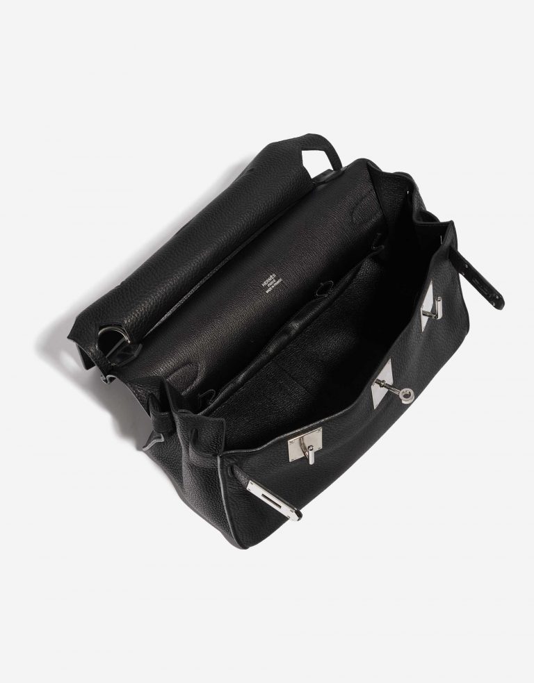 Pre-owned Hermès bag Jypsière 34 Clemence Black Black Inside | Sell your designer bag on Saclab.com
